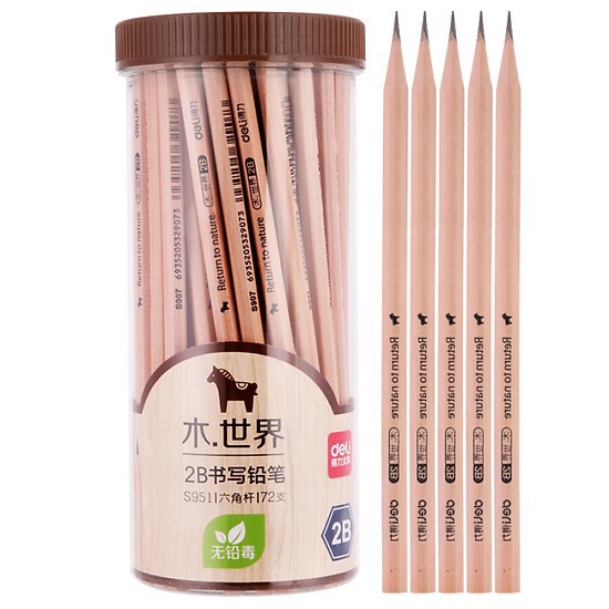 Hộp 50 cây bút chì gỗ hb rẻ đẹp