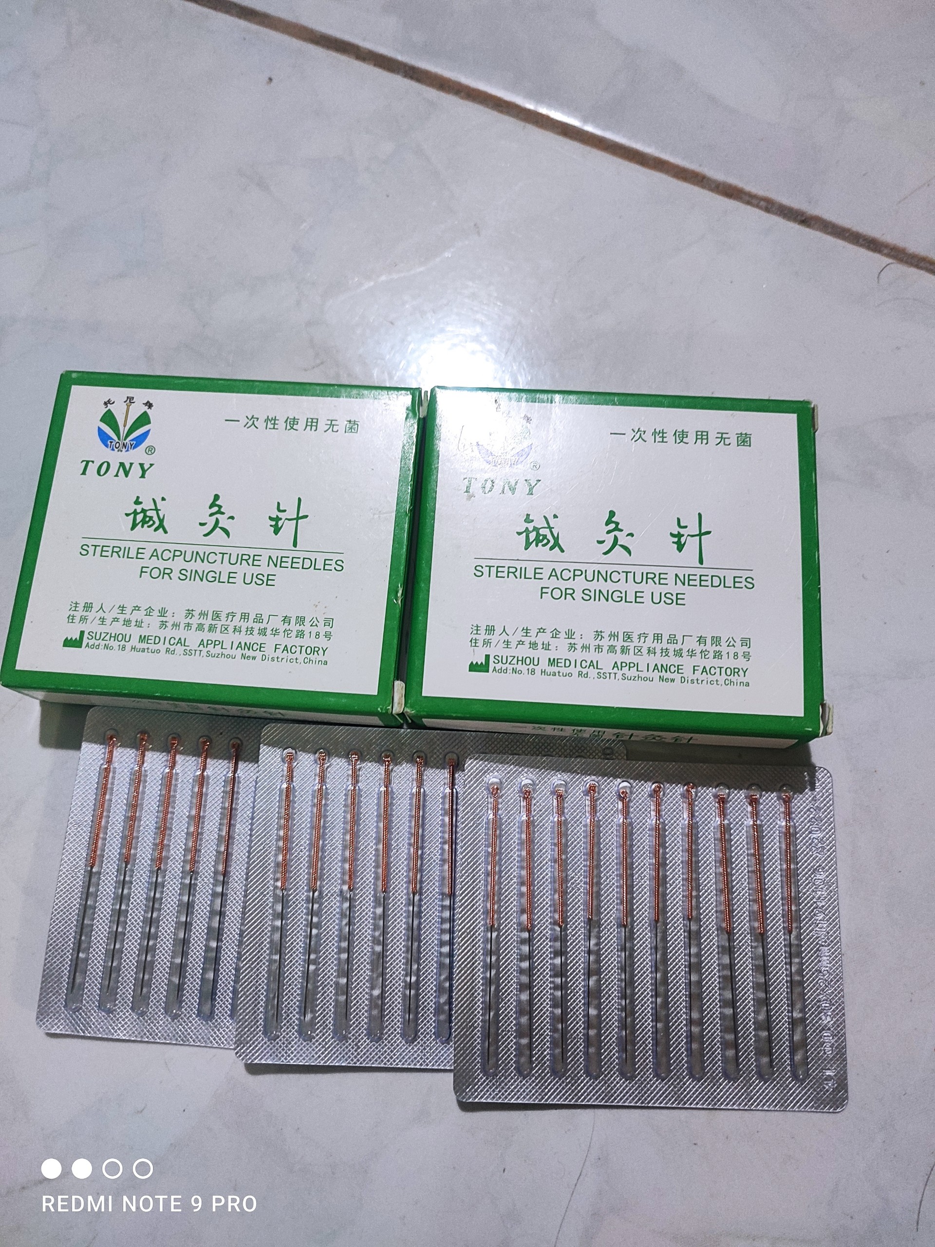 Kim châm cứu Tony 0.3x25mm