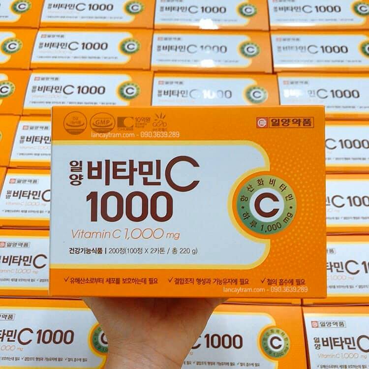 VIÊN UỐNG VITAMIN C 1000MG HÀN QUỐC 200 VIÊN