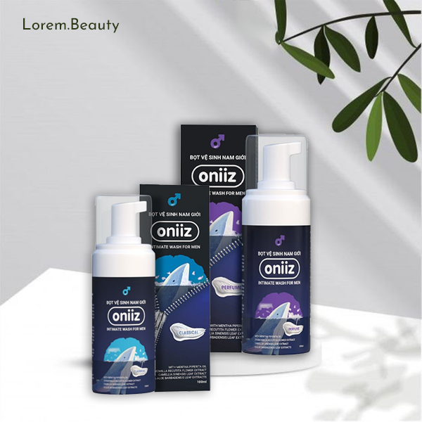 Bọt vệ sinh nam giới Oniiz Dung dịch tạo bọt 100ml ( có che tên)