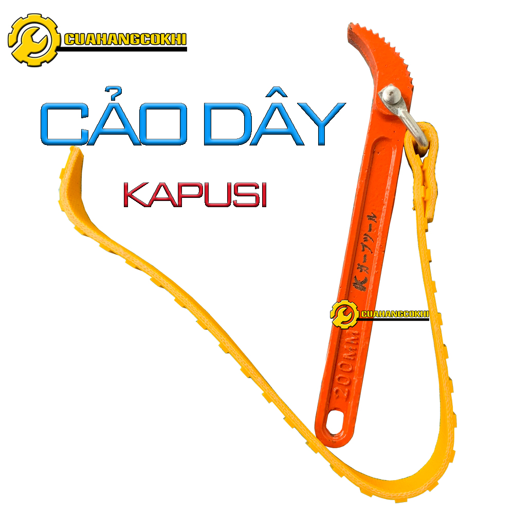 Van cảo mở lọc dầu nhớt dây da Kapusi - CHuyên dụng cho thợ sửa chữa