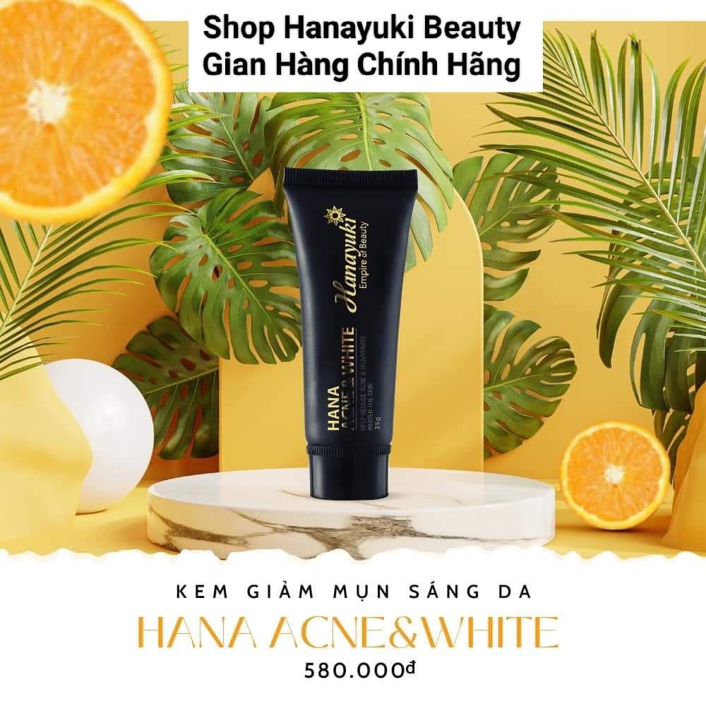 [TẶNG QUÀ + GIẢM VOUCHER 8%] [Chính hãng Hanayuki-Date 2026] Kem Mụn Hanayuki Hana Acne & White