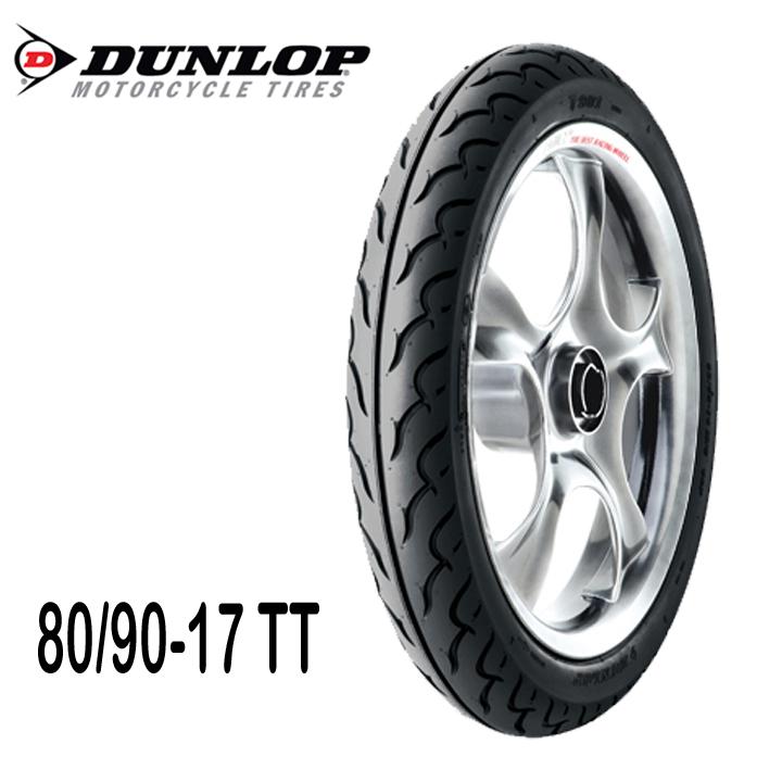 Vỏ Lốp xe Dunlop TT901 cỡ 80/90-17 loại dùng ruột (1 cái)