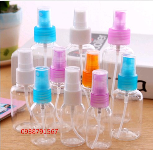 [HCM]Chai nhựa Xịt Phun Sương Vòi Trắng 30-50- 100ml (Chiết Mỹ Phẩm Đi Du Lịch)