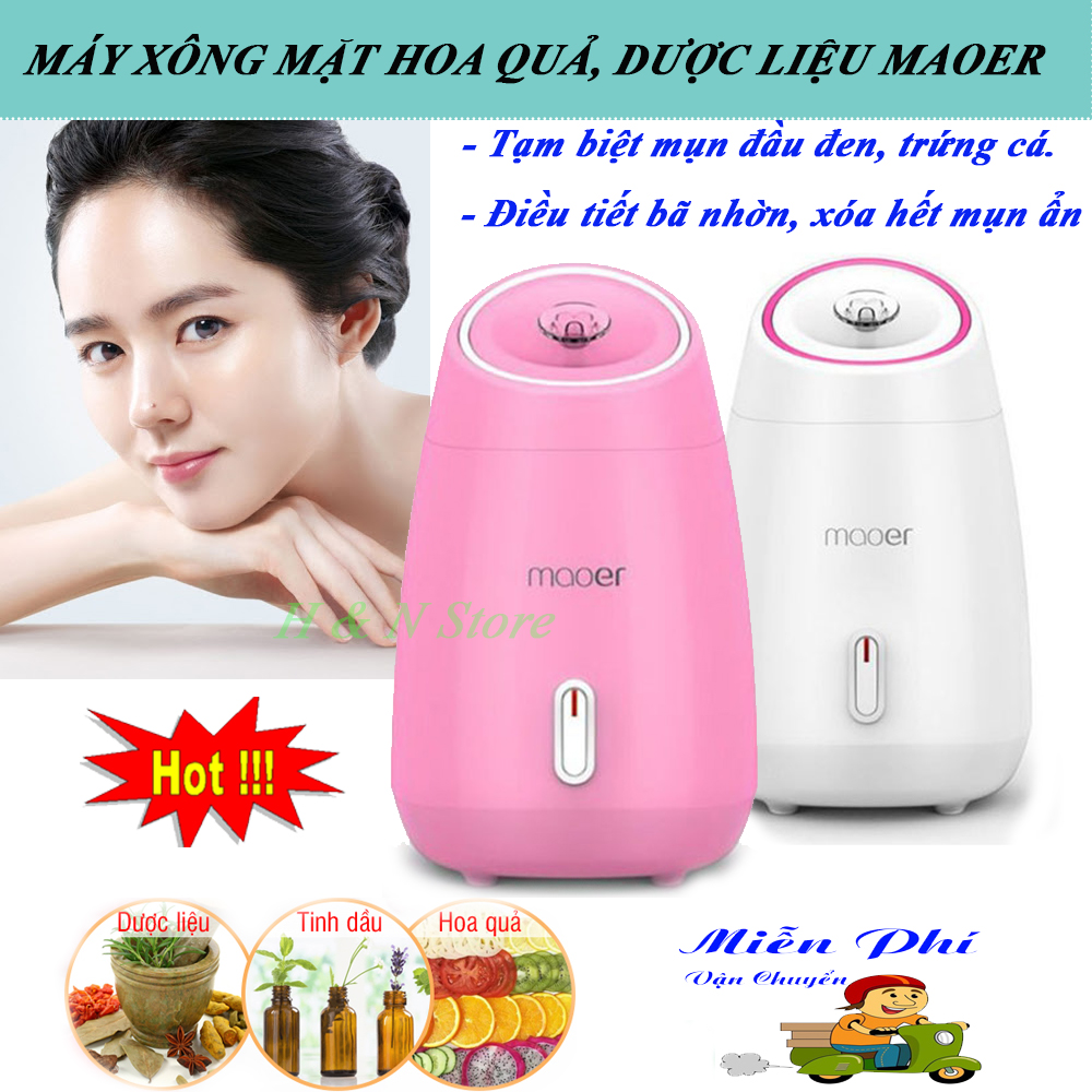 Máy Xông Hơi Mặt Hoa Quả Tươi, Máy Xông Hơi Mặt, Máy Chăm Sóc Da Mặt. Giúp Làm Sạch Da, Ngăn Ngừa Mụn, Da Trắng Mịn Đẹp Tự Nhiên - MUA NGAY TẶNG MÓC DÁN ĐT !