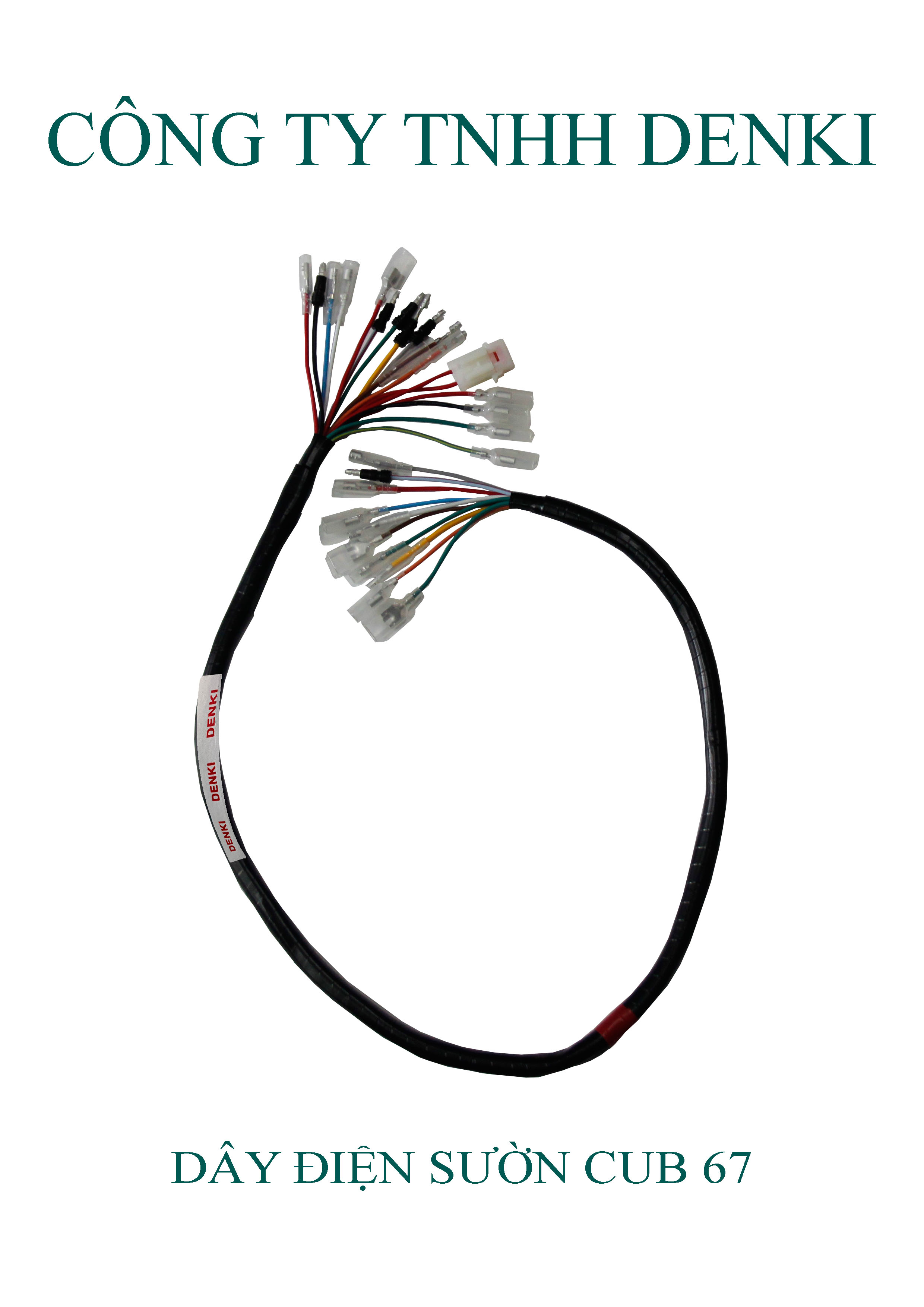 Dây điện sườn dành cho xe Cub 67