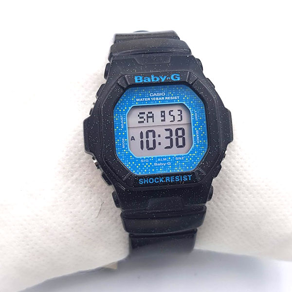 Đồng hồ điện tử nữ dây nhựa casio baby-g bg-5600gl-1dr