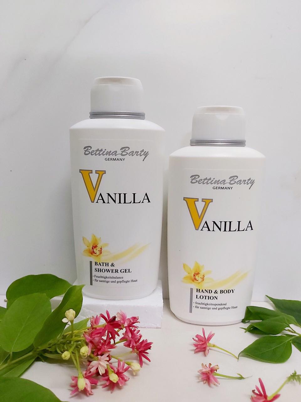 Sữa Tắm Và Sữa Dưỡng Thể Vanilla 500Ml Đức