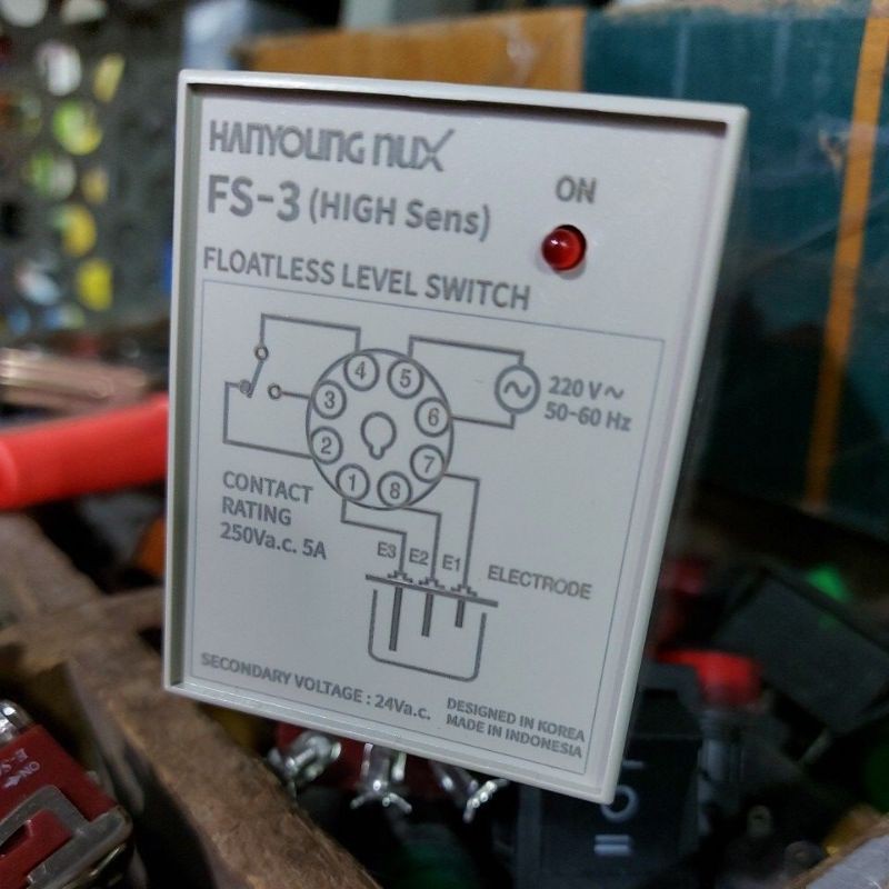 Rơ le mực nước hanyoung nux fs-3