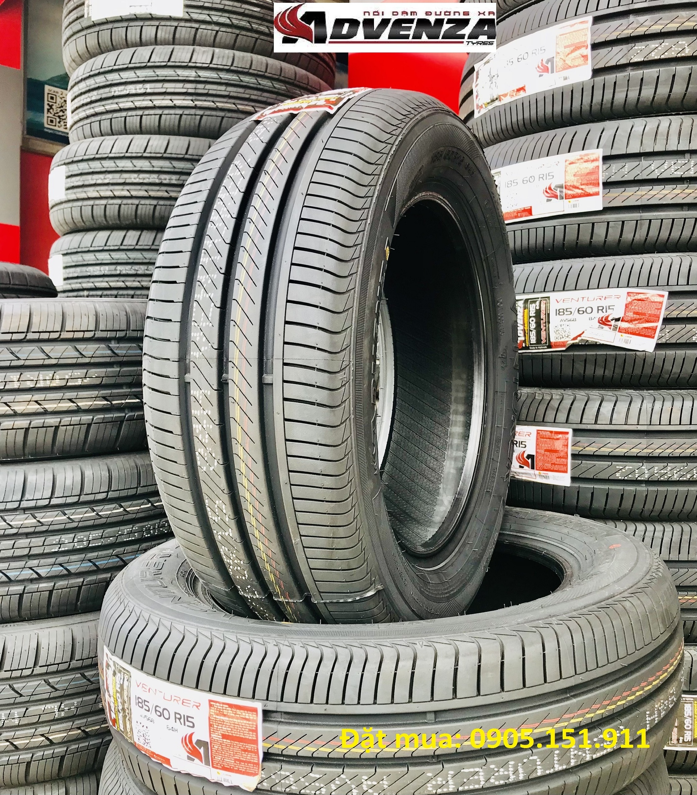Lốp advenza: 205/65r15 av568 94s - lốp chất lượng cao chạy cực êm lại siêu bền. chuyên dùng cho xe innova.......