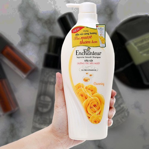 Dầu gội dưỡng tóc siêu mượt Enchanteur Charming 650g - 178