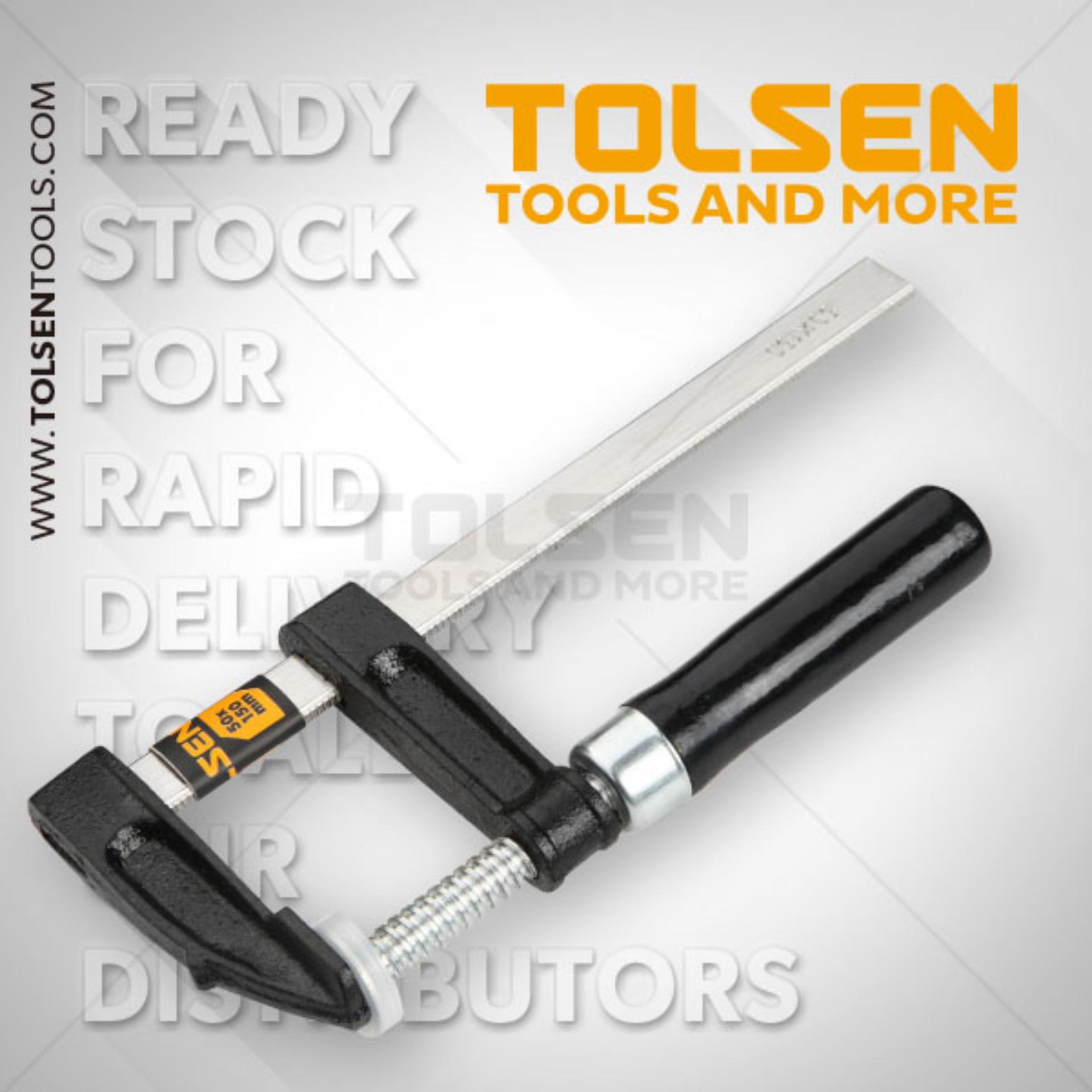 Cảo Chữ F Cán Gỗ ( 50x250mm ) Tolsen 10125