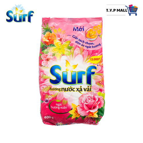 [HCM]Bột Giặt SurfĐậm đặcNgát Hương Xuân Túi 400gr