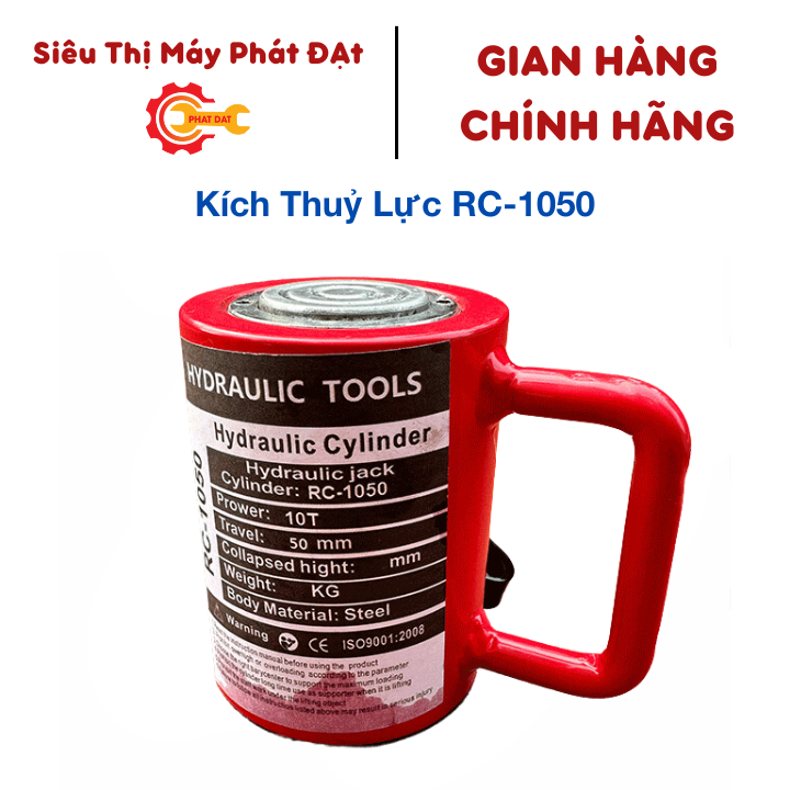 Kích thủy lực 10T50 và bơm tay Cp180- Bảo hành 6 tháng