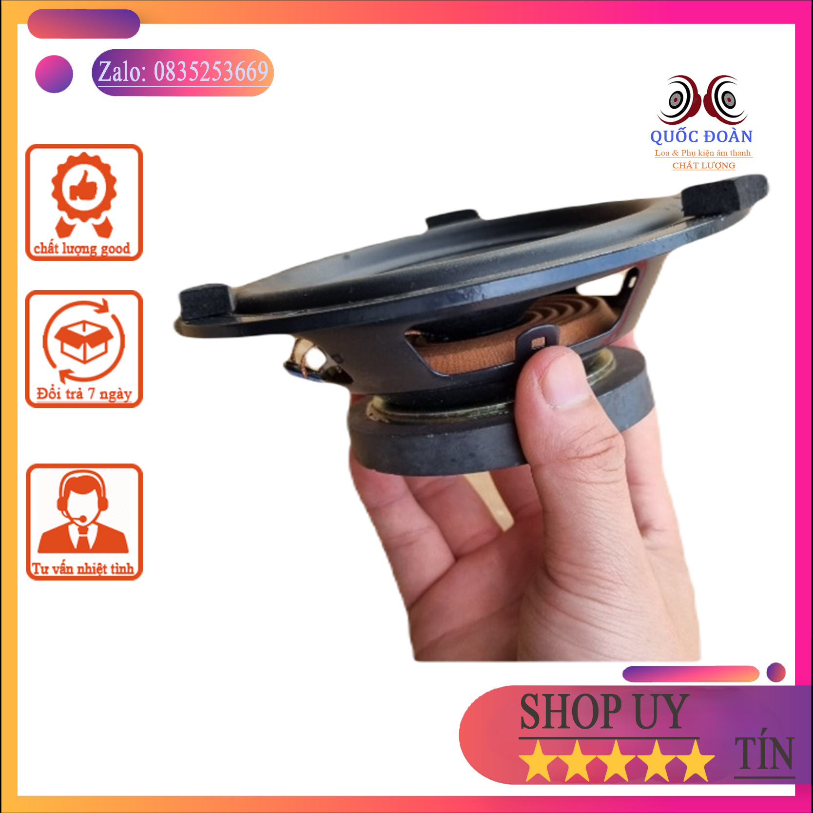 Bass loa jbl 12cm từ 8cm coil 1.9cm