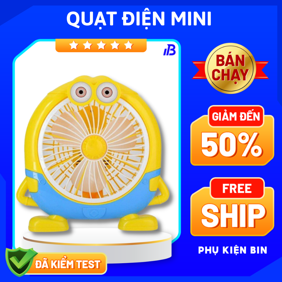 Quạt điện mini hình thú, Quạt mini hình thú 220v, Quạt hình thú cắm điện, quạt điện mini để bàn