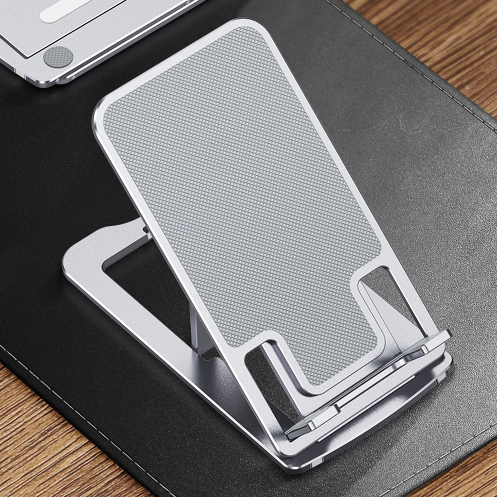 Giá đỡ điện thoại ipad 12inch để bàn hợp kim cao cấp, Giá đỡ điện thoại, Giá đỡ máy tính bảng mỏng nhẹ có thể gấp gọn và điều chỉnh 7 góc nghiêng, Kệ đỡ điện thoại máy tính bảng, Giá điện thoại ipad