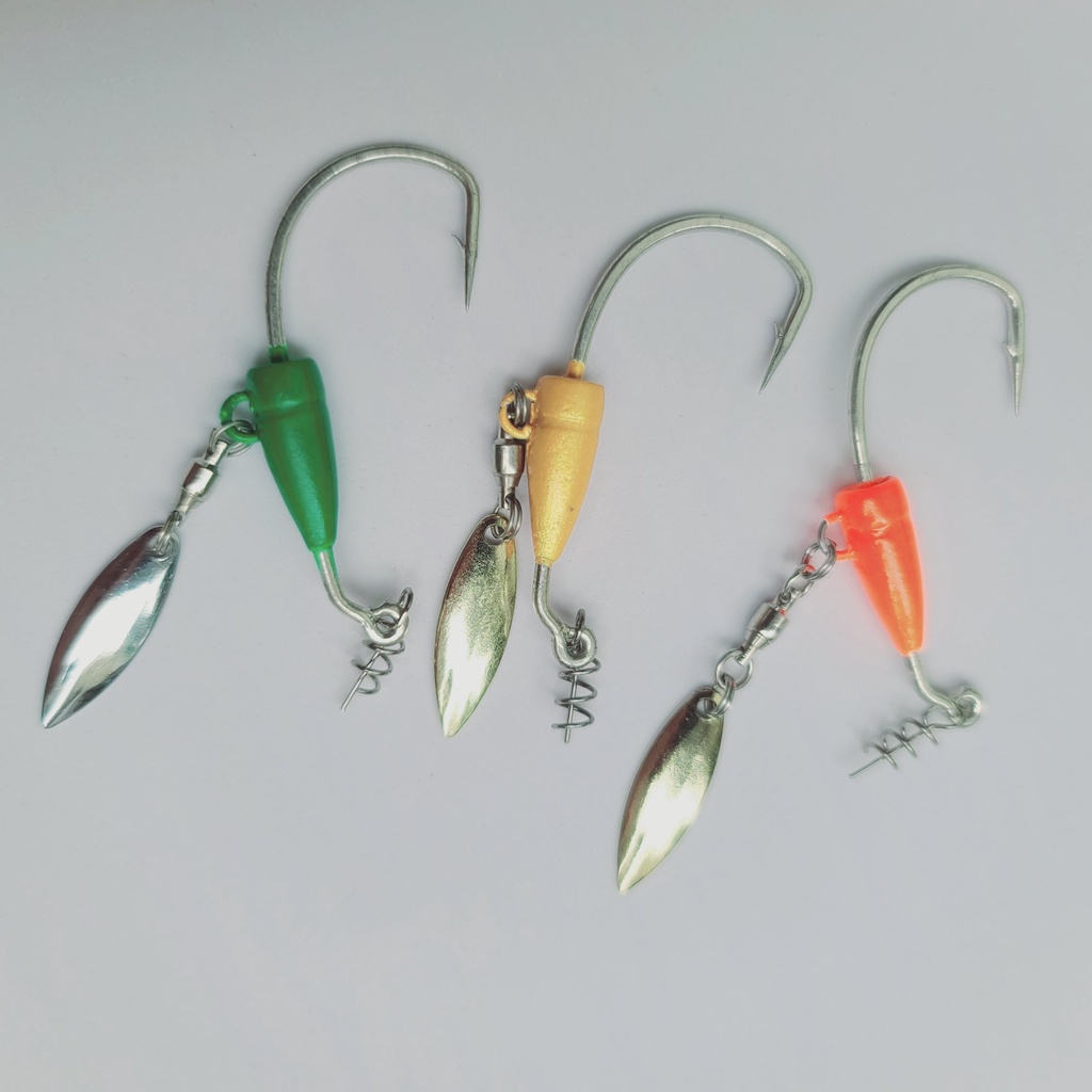 Lưỡi câu cá Ar15 - Lưỡi móc mồi mềm câu Lure, Lưỡi câu lure 5cm