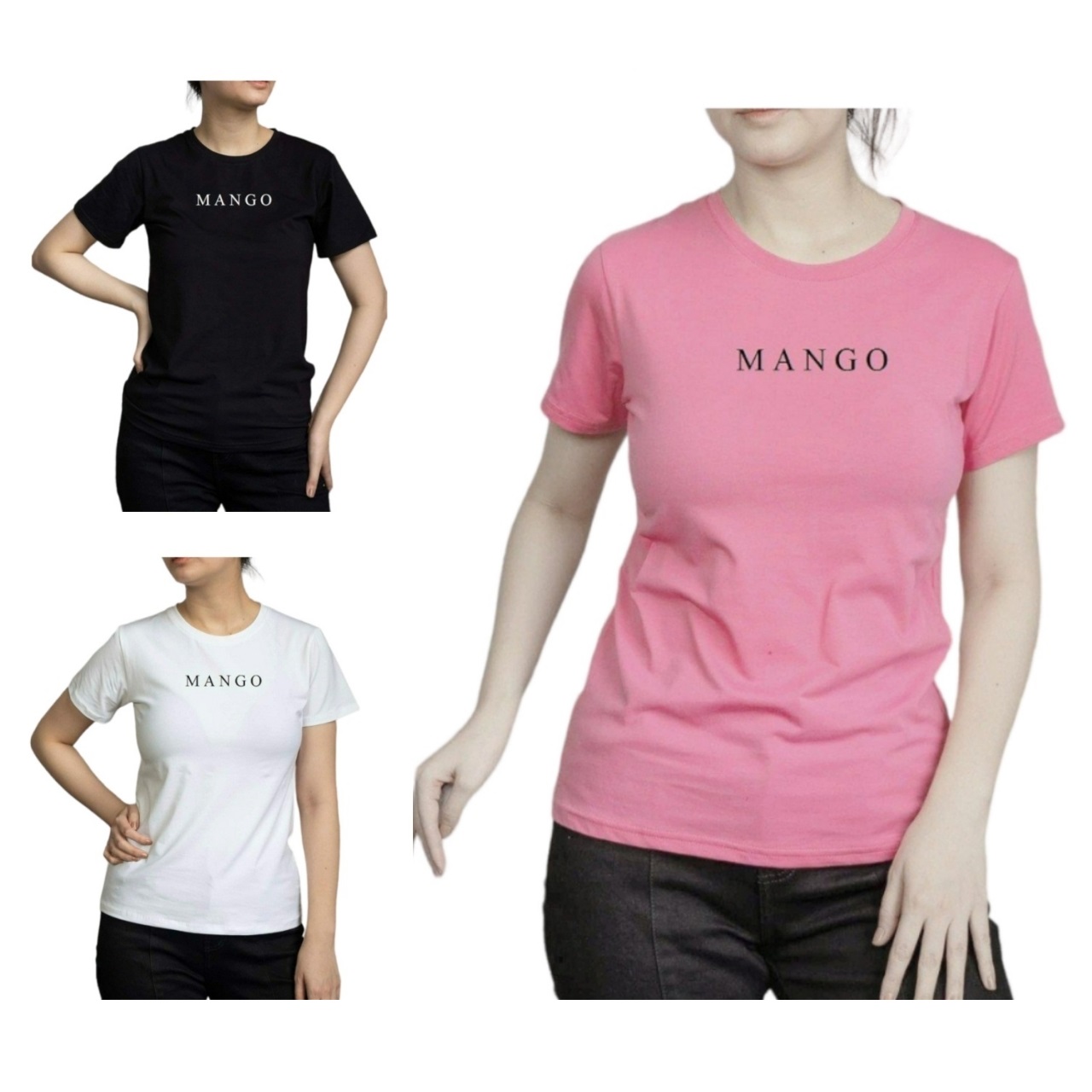 Áo thun nữ mango cổ tròn mg01