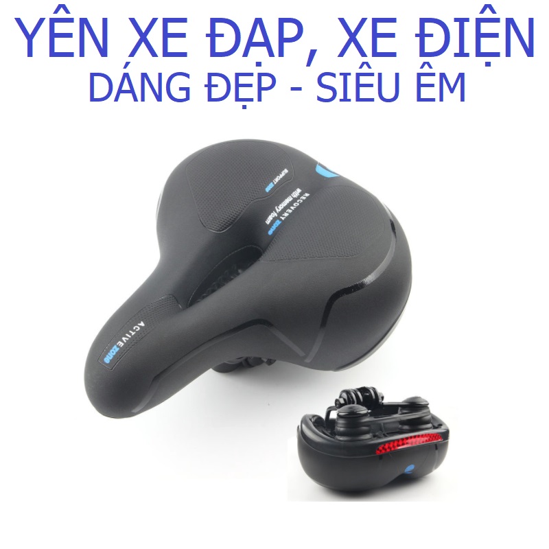 Yên xe đạp điện siêu êm, yên béo cao cấp cho xe đạp, xe điện