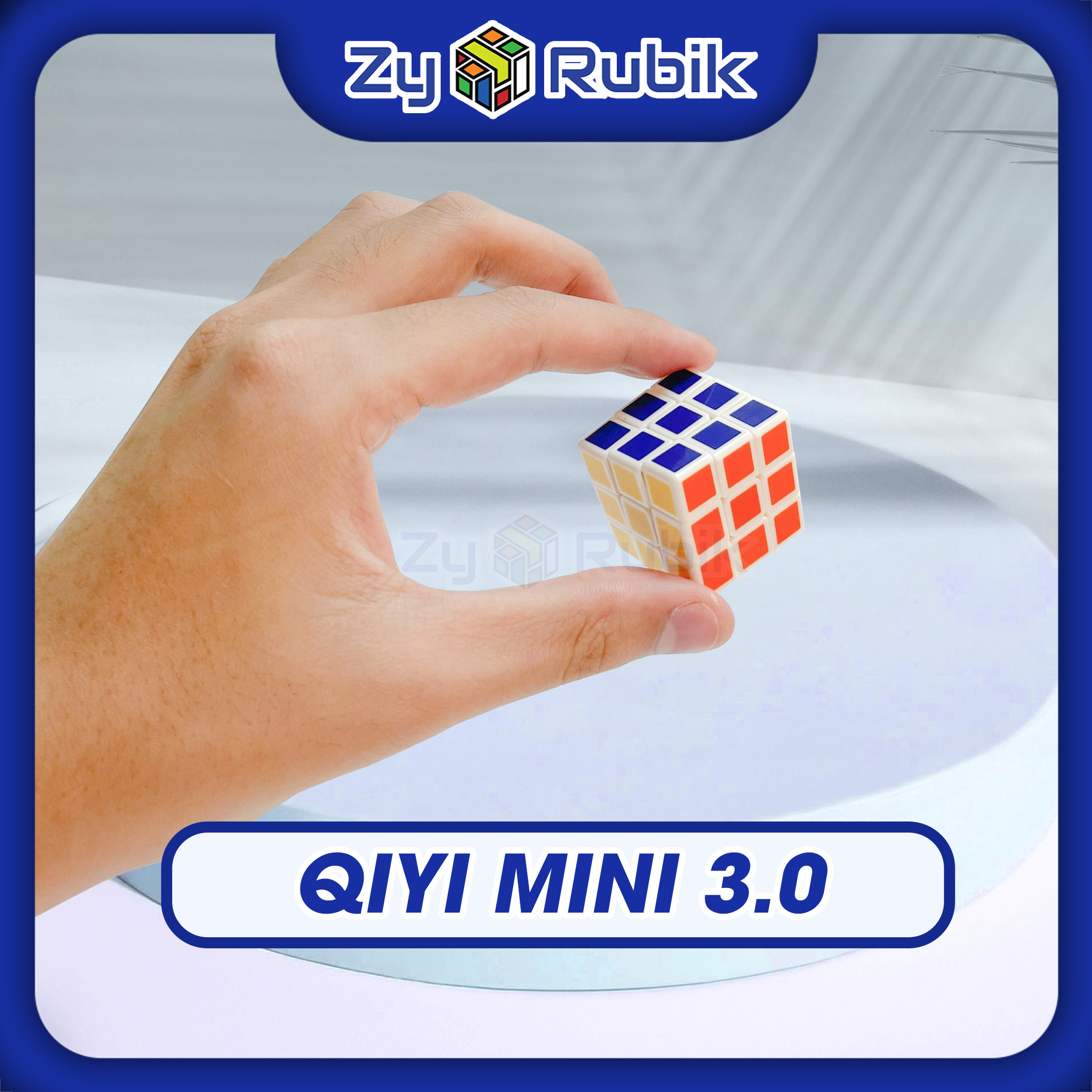 Rubik 3x3 qiyi mini 3cm - đồ chơi trí tuệ - zyo rubik
