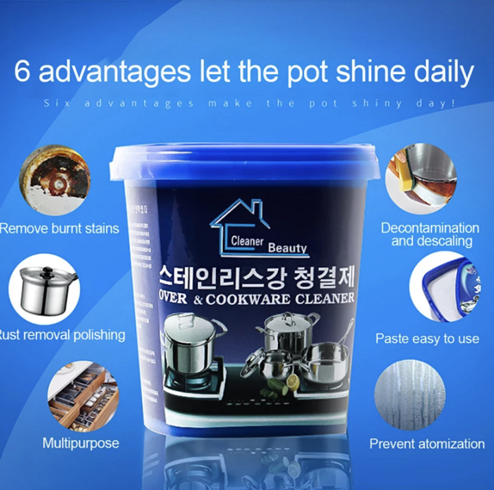 [HCM]Kem tẩy rửa đa năng nhà bếp Oven Cookware Cleaner 500g - Korea