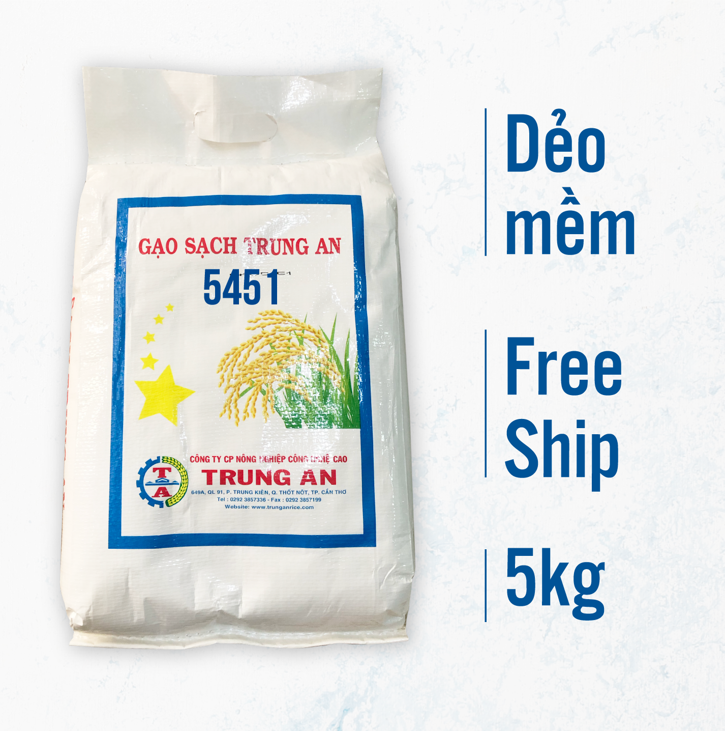 Gạo Sạch 5451 - Thơm Lài