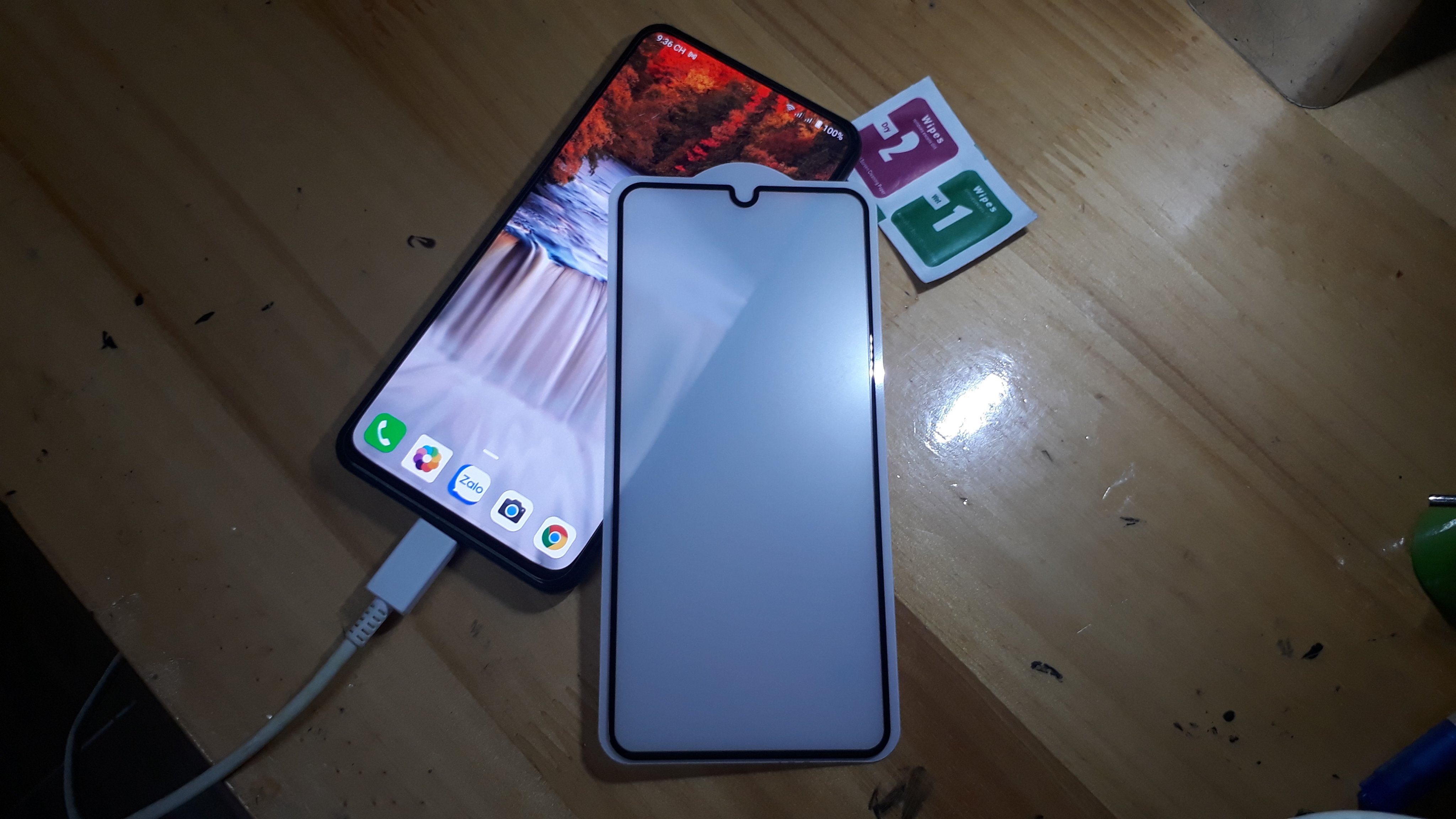 Vsmart Aris Pro Live 4 Joy 4 Cường lực chống vân tay dầu vết bẩn Full màn