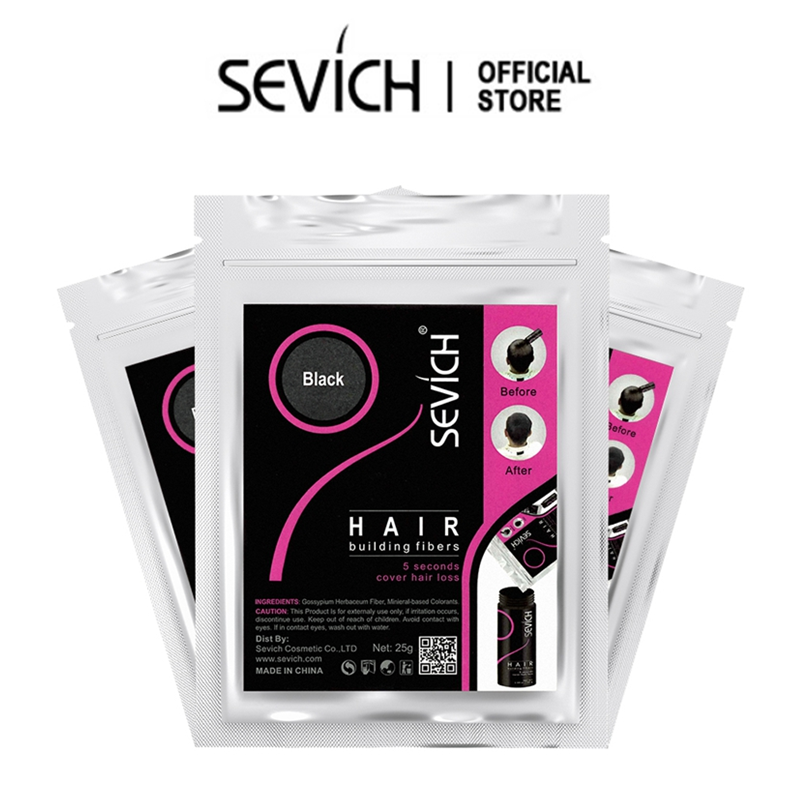 SEVICH Sợi tạo tóc đen chống hói 25g / 50g / 100g - INTL
