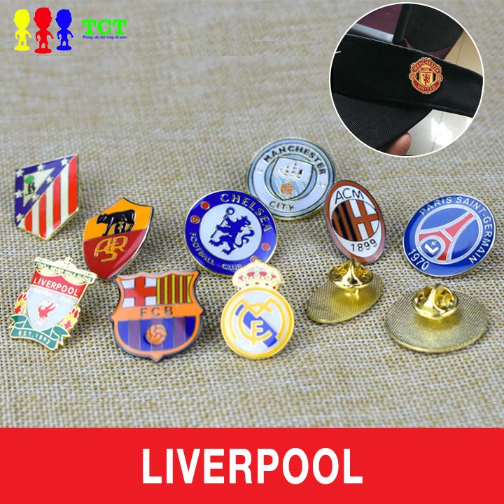 Huy hiệu câu lạc bộ bóng đá Mu Liverpool Barca Real ... đính quần áo, balo, mũ nón