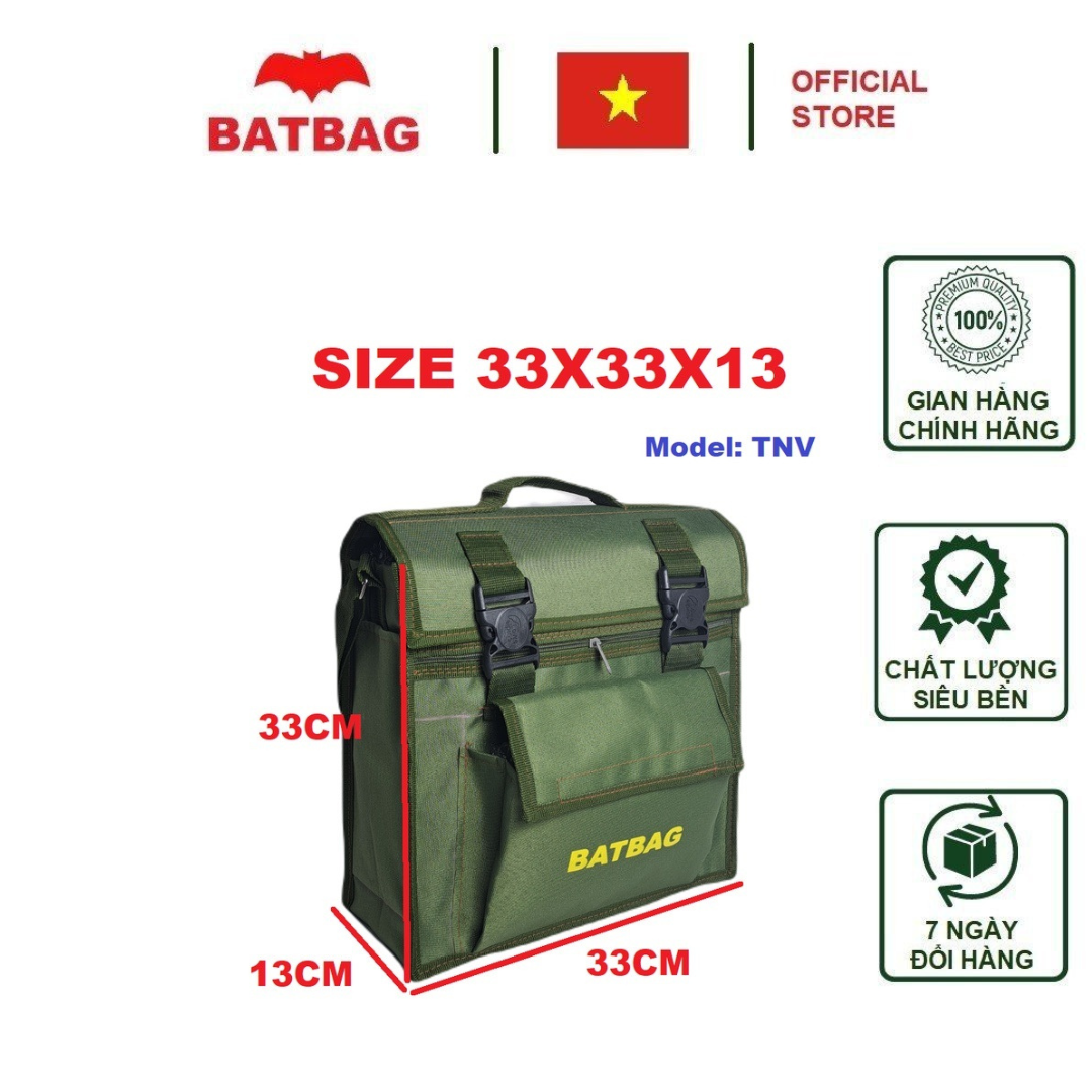 Túi đựng dụng cụ sửa chữa, túi đồ nghề, túi thợ điện xl33 33x13x33cm - toolsbag.vn