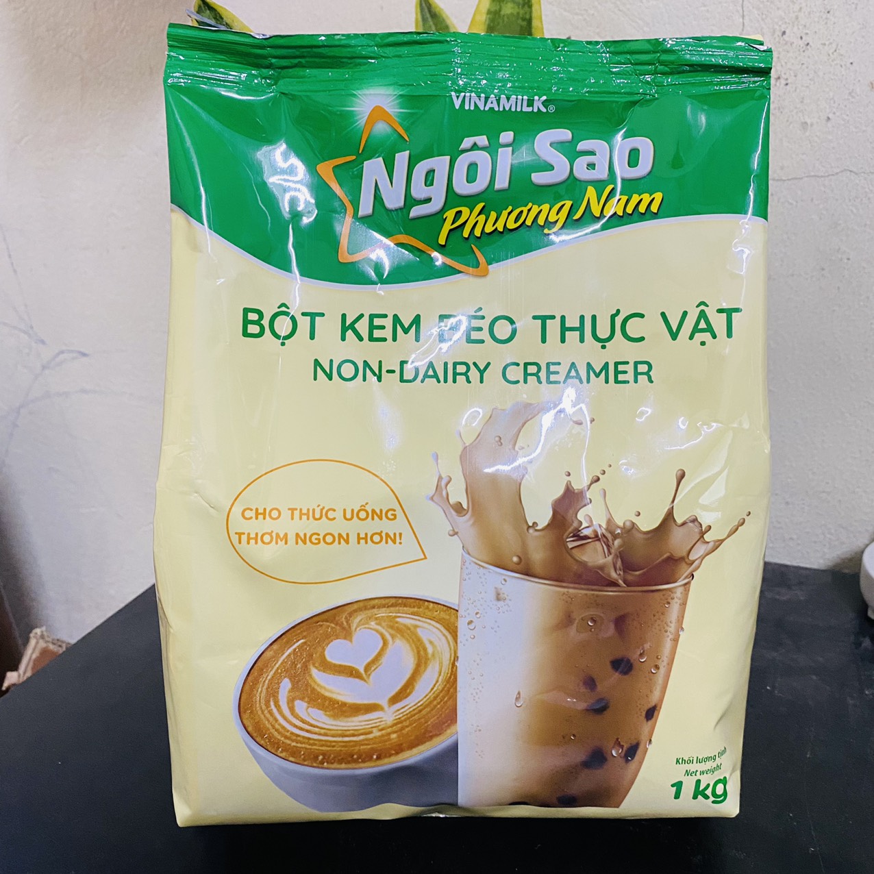 Bột béo pha trà sữa / bột kem béo thực vật vinamilk ngôi sao phương nam gói 1kg, nguyên liệu pha chế cà phê, trà sữa...