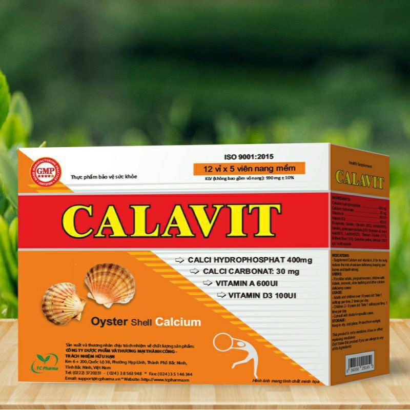 Calavit - Cung cấp calcium, vitamin D3 ,vitamin a