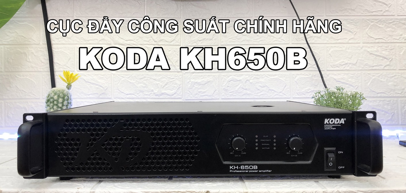 Cục đẩy koda kh-650b. công suất mạnh mẽ. âm thanh chắc chắn