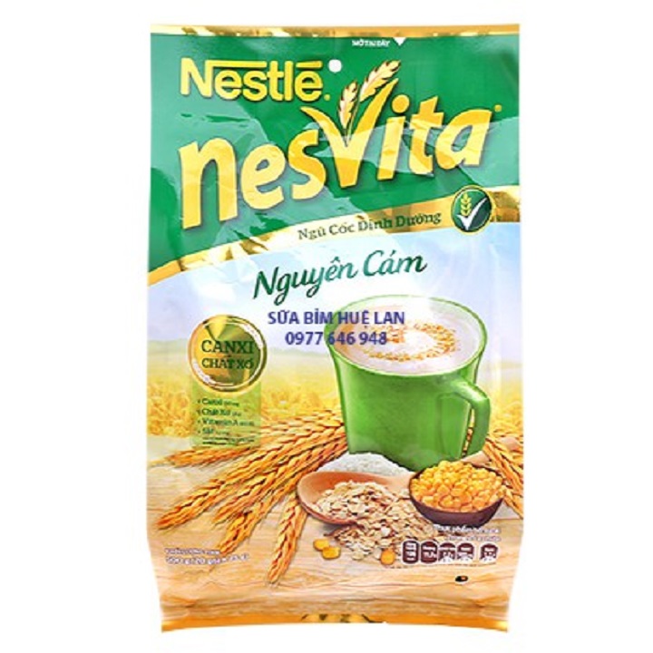 Ngũ Cốc Dinh Dưỡng Nguyên Cám có đường NesVita Nestlé Gói 400g