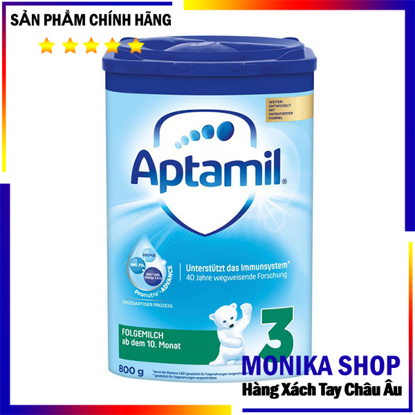 Sữa Aptamil xanh Đức số 3 hộp 800gr