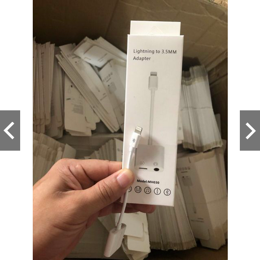 Jack Cáp Chuyển Đổi Lighting 2 Trong 1 - Tai Nghe 3.5mm & Đầu Sạc Cho Iphone - Mã MH030