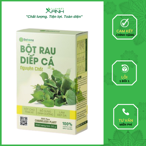 Bột rau diếp cá behena - liên kết xanh