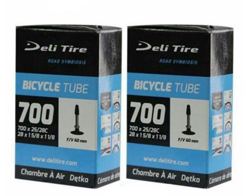 Ruột xe đạp 700c deli van pháp 32/40c 43mm