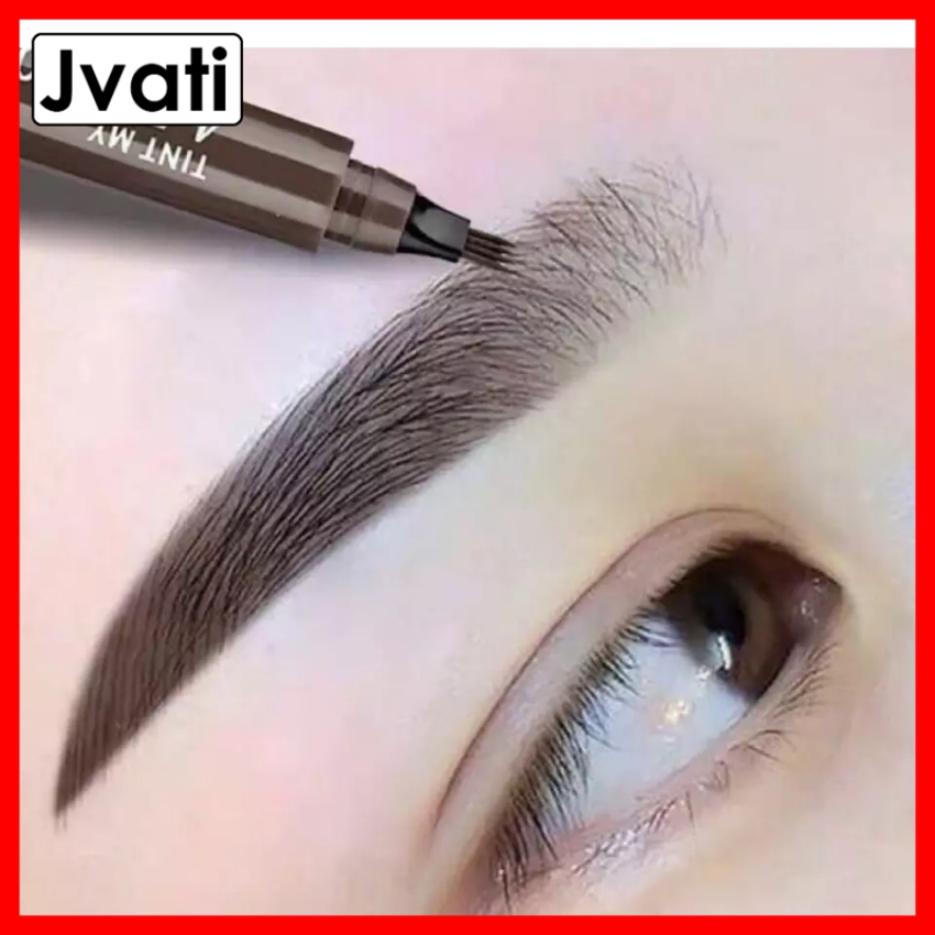 [YÊU THÍCH]Bút chì kẻ lông mày phẩy sợi 4D chống nước lâu trôi dụng cụ trang điểm makeup chuyên nghiệp -Jvati