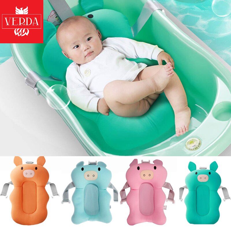 Phao tắm sơ sinh cao cấp cho bé an toàn trẻ em baby bath mats bed infant pad pillow for bathtub