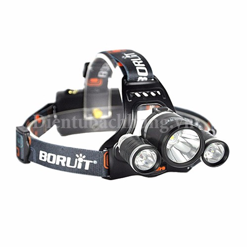 Đèn pin đội đầu 3 bóng t6 - 3 cree