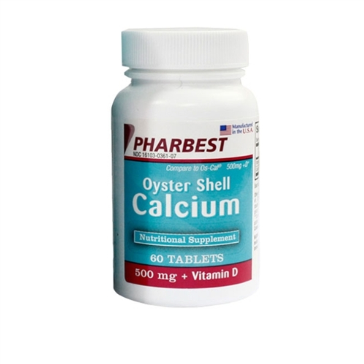 Viên uống bổ sung canxi của Mỹ, canxi dễ hấp thu chiết xuất từ vỏ hàu Oyster Shell Calcium 500mg + Vitamin D, viên uống canxi tốt cho bà bầu, ngăn ngừa loãng xương, viên uống canxi hỗ trợ tăng chiều cao