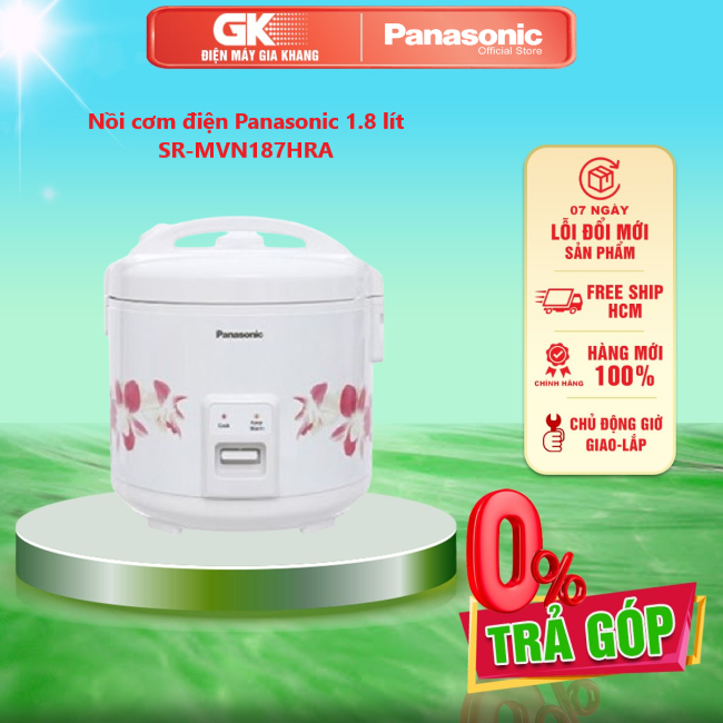 Nồi cơm điện Panasonic 1.8 lít SR-MVN187HRA - GIAO TOÀN QUỐC - FREESHIP HCM
