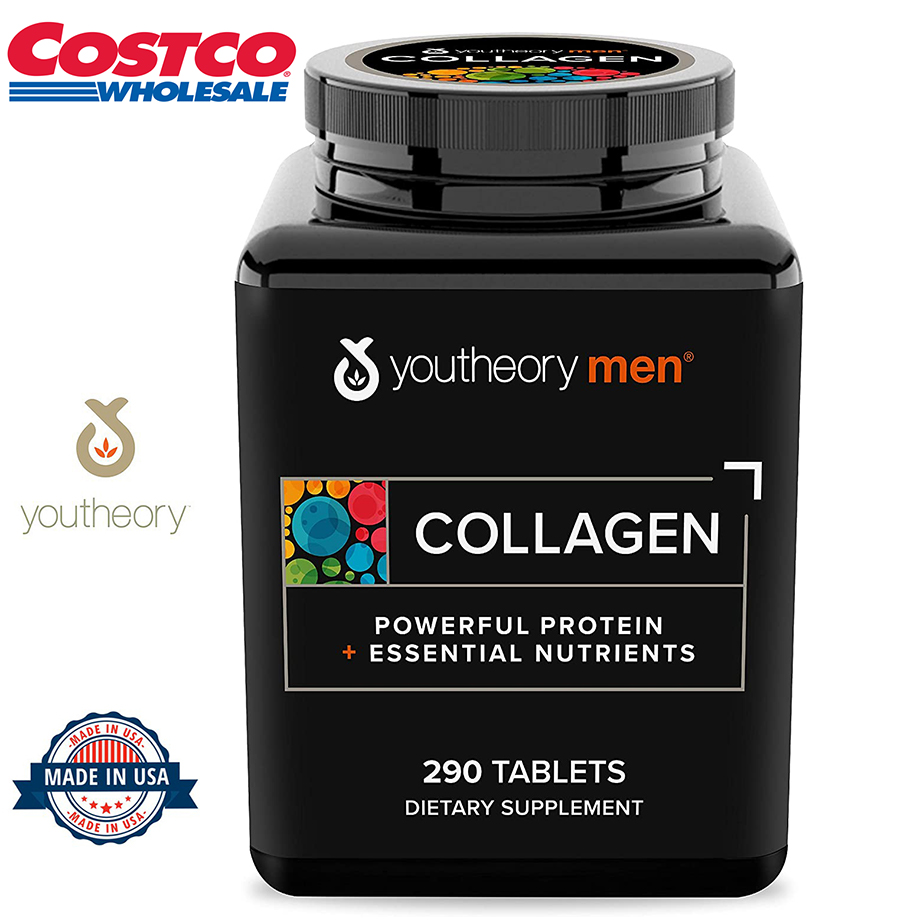 [HCM]Collagen men dành cho nam - Collagen Men Youtheory Advanced Formula 290 viên 390 viên