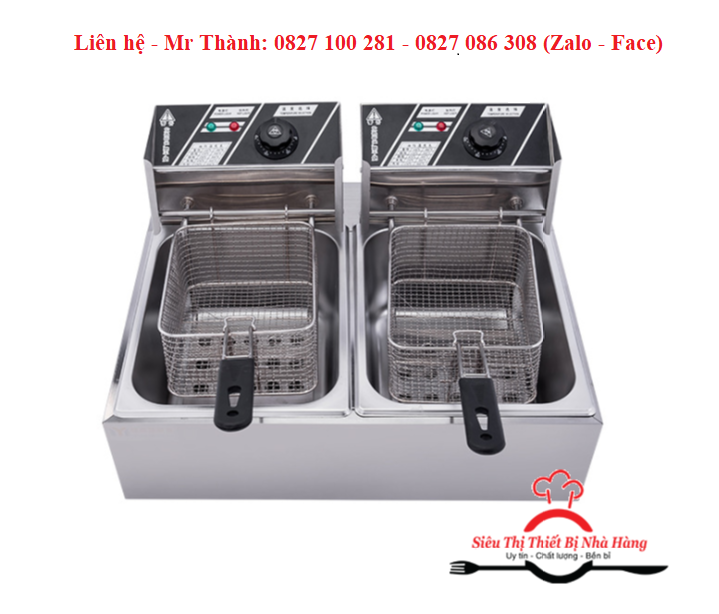 BẾP CHIÊN NHÚNG ĐÔI DÙNG ĐIỆN 2 BUỒNG