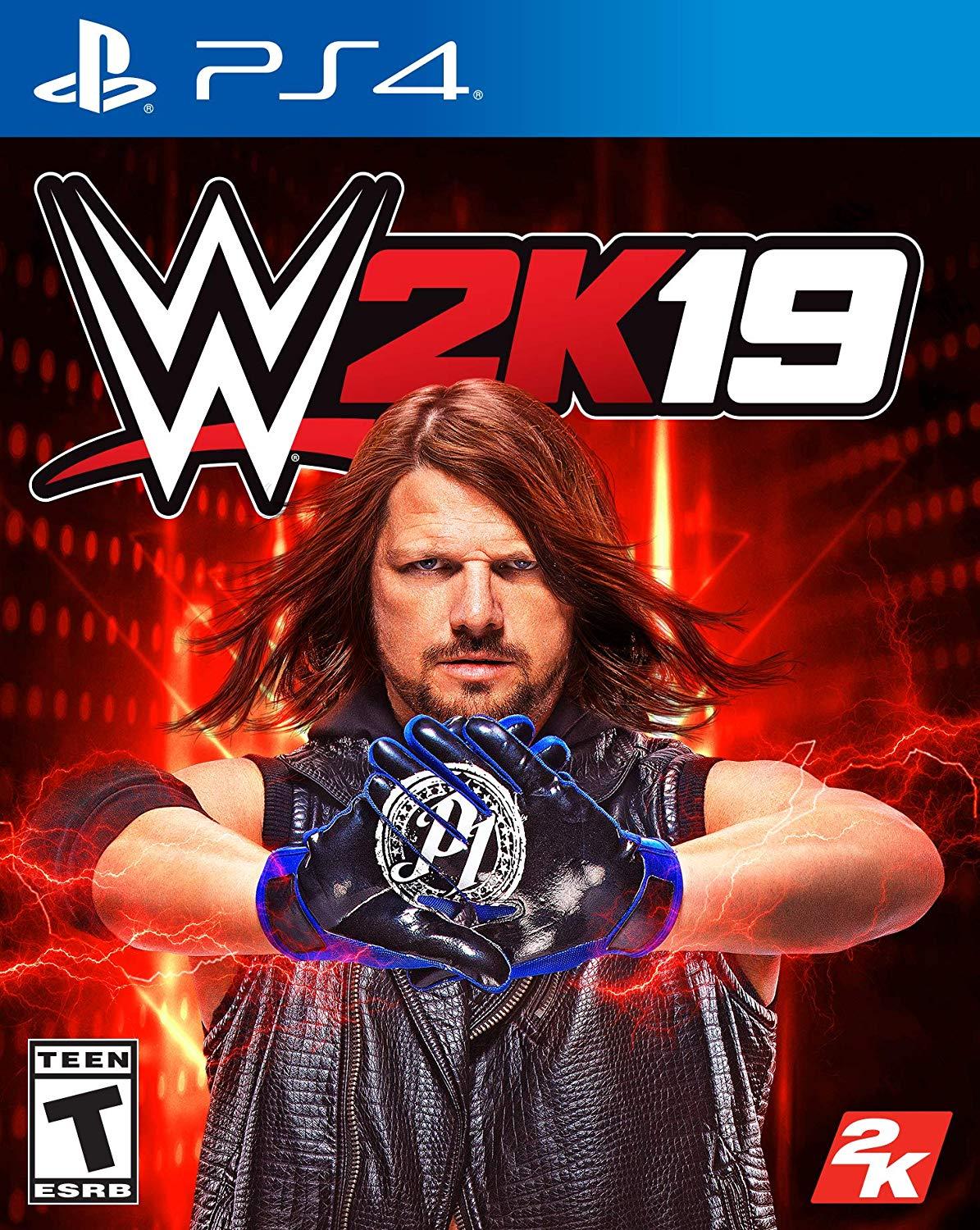 Đĩa game ps4 - wwe 2k19 - us