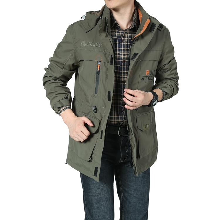 [HCM]QC201911 Áo khoác pilot túi hộp Jeep có khả năng chịu nước hàng nhập khẩu