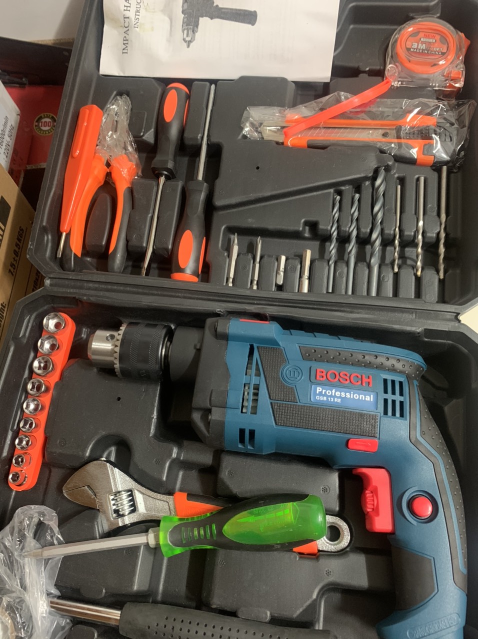 【Giảm 50%!!!】Máy khoan điện MAKITA  khoan tường ( Lõi đồng ), máy khoan cầm tay MAKITA  1200W, máy khoan bê tông cầm tay công suất lớn