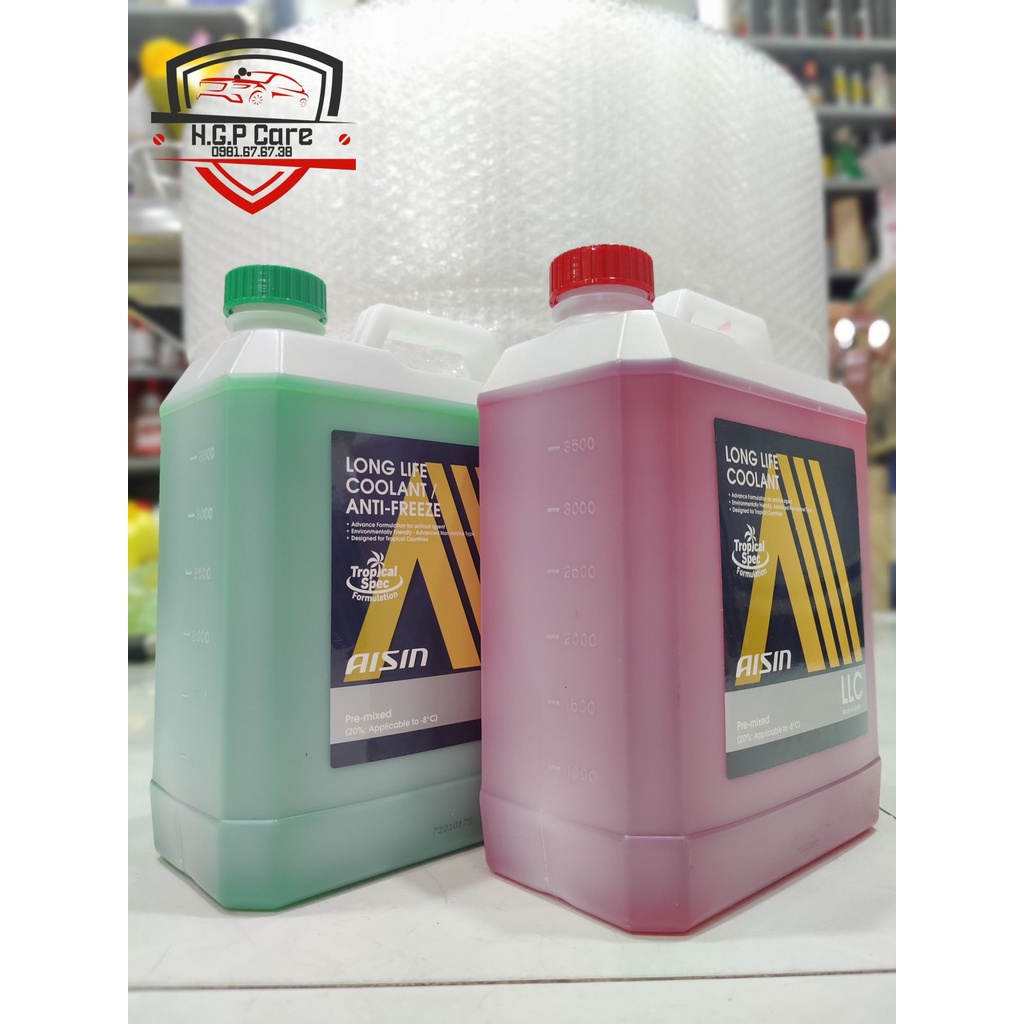 Nước làm mát động cơ ô tô aisin llc 4 lít japan